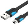 Vention Cable USB 2.0 a Mini USB VAS-A14-B050, 50cm, Azul y Negro